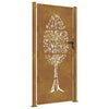 Vidaxl Poort 105x180 cm Diseño de árboles Cortenstaal
