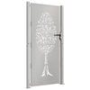 Vidaxl Poort 105x180 cm Diseño de árboles Cortenstaal