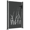 Porta Vidaxl 105x130 cm con antracite in acciaio di base