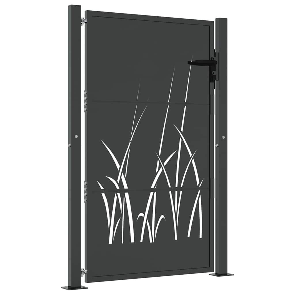 Porta Vidaxl 105x130 cm con antracite in acciaio di base