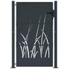Porta Vidaxl 105x130 cm con antracite in acciaio di base