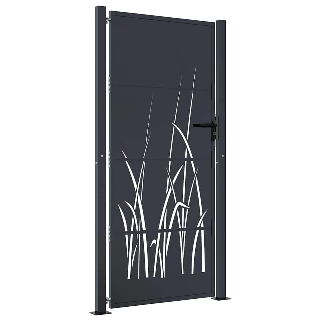 Porta Vidaxl 105x180 cm con antracite in acciaio di erba