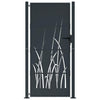Porta Vidaxl 105x180 cm con antracite in acciaio di erba