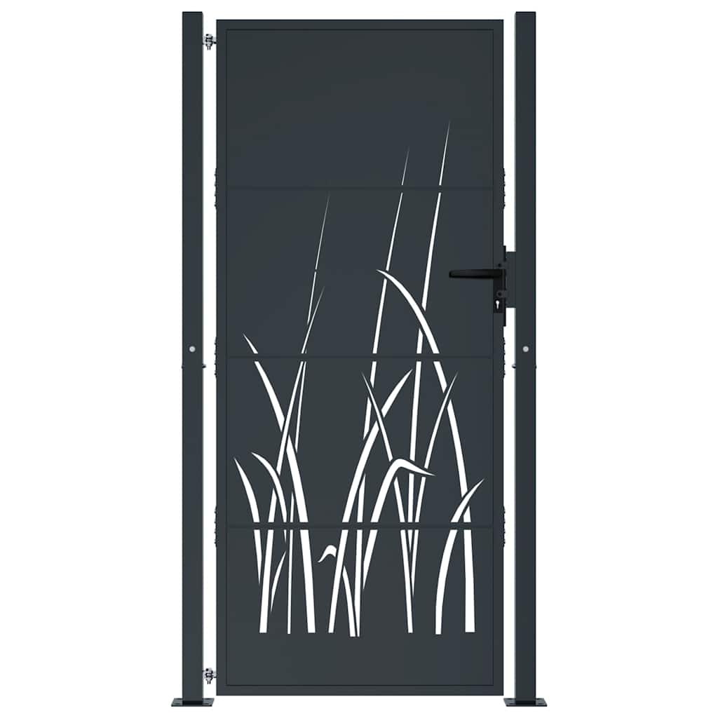 Porta Vidaxl 105x180 cm con antracite in acciaio di erba