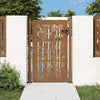 Puerto Vidaxl con diseño de bambú 105x130 cm Corten Steel