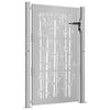 Vidaxl poort met bamboe-ontwerp 100x150 cm cortenstaal