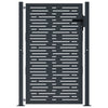 Vidaxl poort 100x125 cm met vierkant staal antracietkleurig