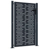 Porta Vidaxl 105x155 cm con antracite in acciaio quadrato