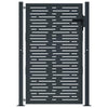 Vidaxl poort 100x150 cm met vierkant staal antracietkleurig