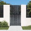 Porta Vidaxl 105x180 cm con antracite in acciaio quadrato