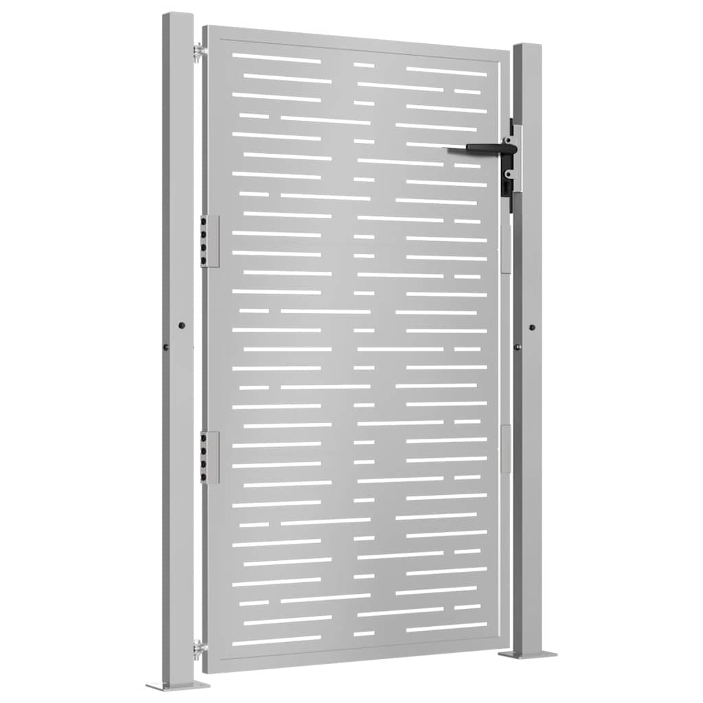 Vidaxl poort vierkant 100x125 cm cortenstaal