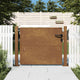 Vidaxl poort 100x100 cm cortenstaal