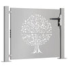 Vidaxl Poort 105x80 cm Diseño de árboles Cortenstaal