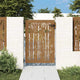 Vidaxl Poort 85x125 cm Design di bambù Cortenstaal