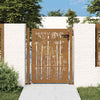 Vidaxl poort 100x150 cm bamboe-ontwerp cortenstaal