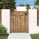 Vidaxl poort 100x150 cm bamboe-ontwerp cortenstaal