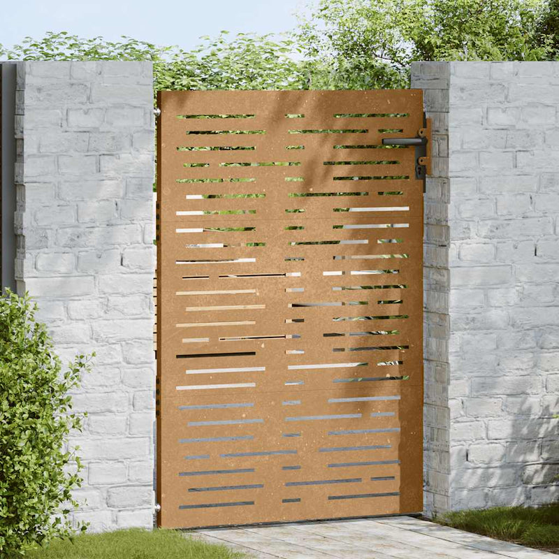 Puerto Vidaxl 85x150 cm de acero cuadrado Corten
