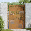 Vidaxl Poort 105x130 cm de acero cuadrado Corten