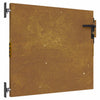 Cancello Vidaxxl 85x75 cm in acciaio corten