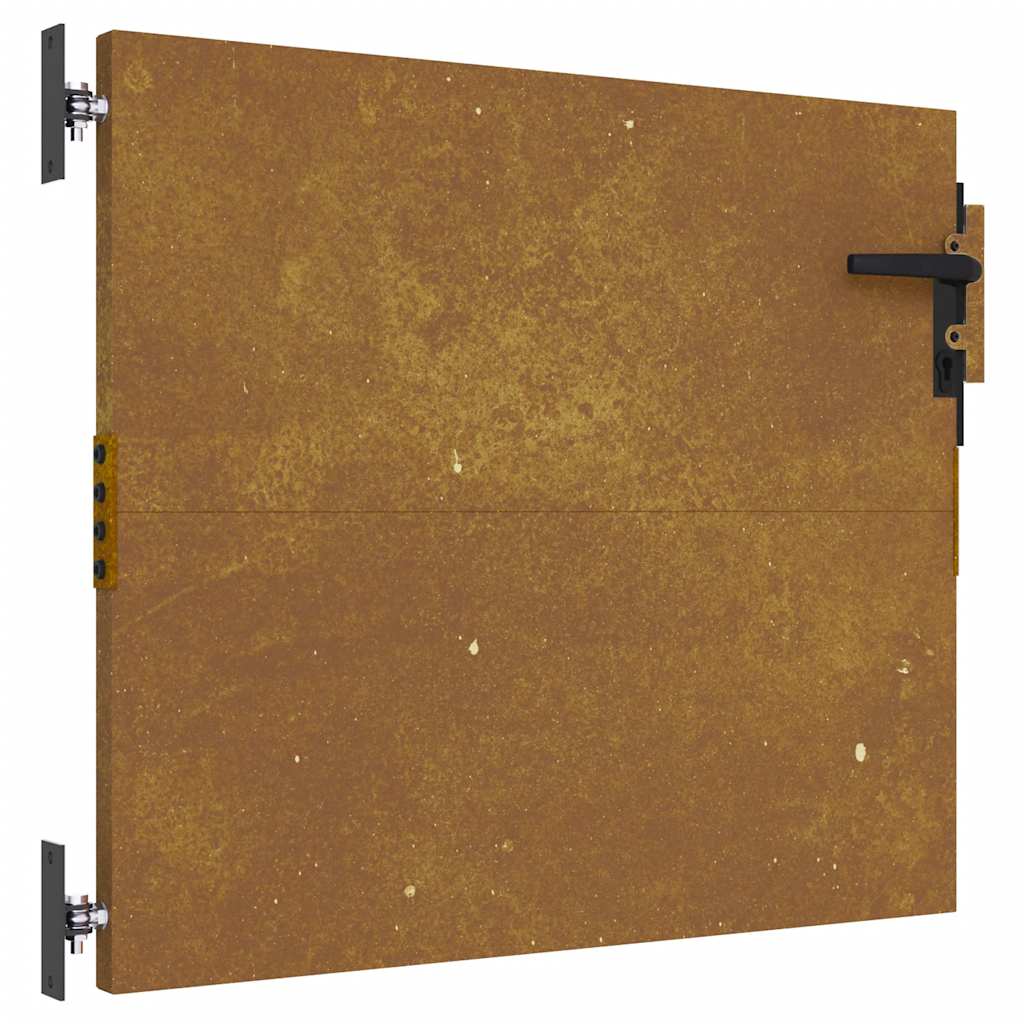 Cancello Vidaxxl 85x75 cm in acciaio corten