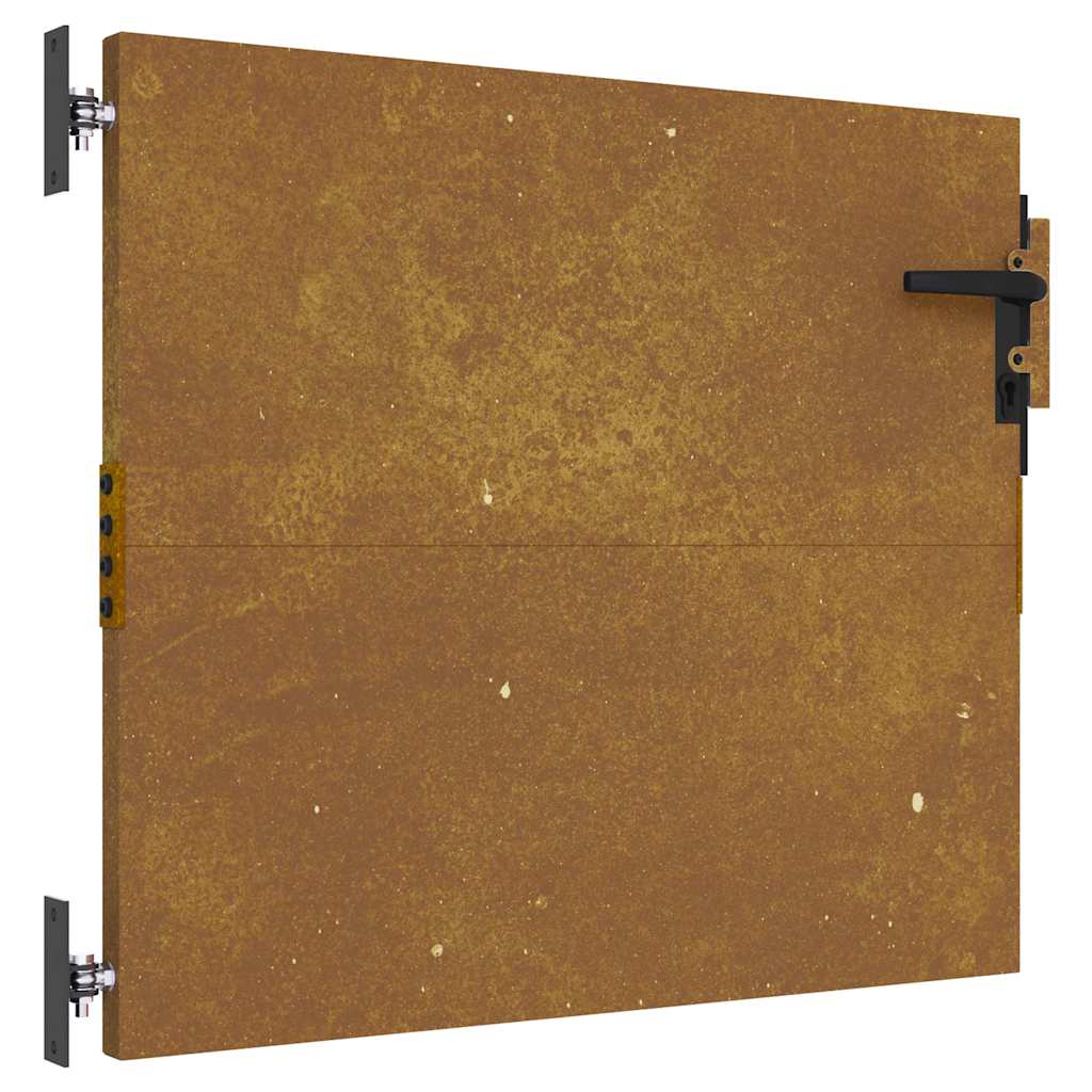 Puerta vidaxxl 85x125 cm acero corten