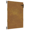 Vidaxl poort 85x125 cm cortenstaal