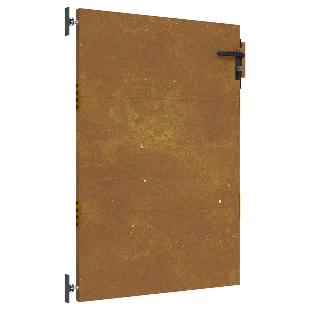Puerta vidaxxl 85x125 cm acero corten