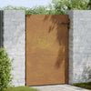 Vidaxl poort 85x125 cm cortenstaal