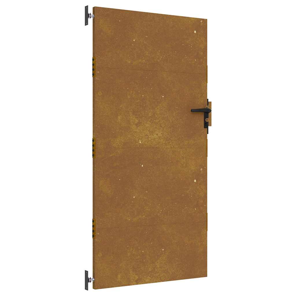 Puerta vidaxxl 85x175 cm acero corten