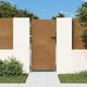 Puerta vidaxxl 85x175 cm acero corten