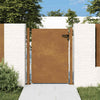 Cancello Vidaxxl 100x125 cm in acciaio corten