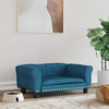 Vidaxl hondenmand 70x45x30 cm fluweel blauw