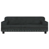 Vidaxl Dog Basket 90x53x30 cm Velvet nero