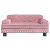 Vidaxl Canasta de perros 70x45x30 cm Velvet Pink