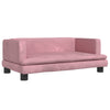 Vidaxl Dog Basket Dog 80x45x30 cm Velvet Pink