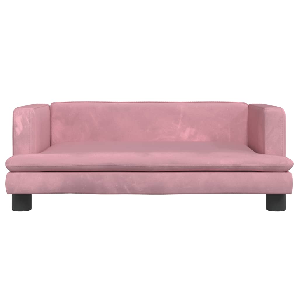 Vidaxl Dog Basket Dog 80x45x30 cm Velvet Pink