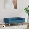 Canasta de perros de Vidaxl 70x45x26.5 cm Velvet Azul