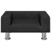 Vidaxl Dog Basket 50x40x26.5 cm Velvet nero