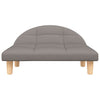 Vidaxl hondenmand 70x52x30 cm stof taupe