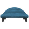 Vidaxl hondenmand 70x52x30 cm fluweel blauw