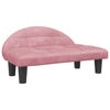 Vidaxl hondenmand 70x52x30 cm fluweel roze