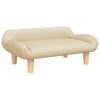 Vidaxl Dog Basket 70x40x24 cm Crema in tessuto