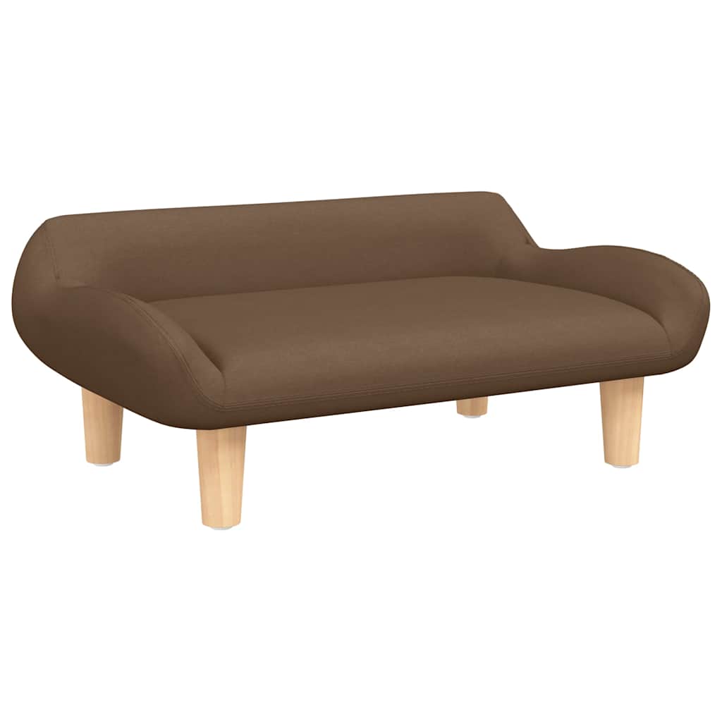 Vidaxl Dog Basket 70x40x24 cm tessuto marrone