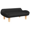 Vidaxl Dog Basket 70x40x24 cm tessuto nero