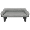 Canasta de perros de Vidaxl 70x40x24 cm terciopelo gris claro