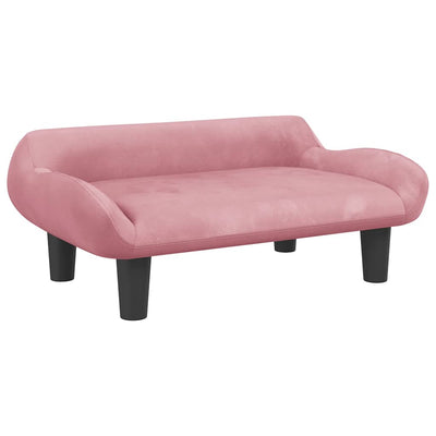 Vidaxl Dog Basket 70x40x24 cm Velvet Pink