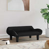 Canasta de perros de Vidaxl 70x40x24 cm de terciopelo negro