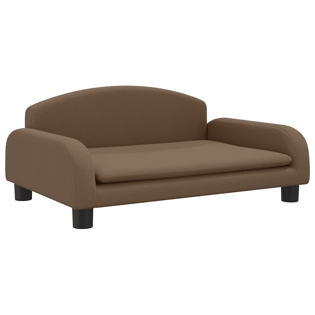 Vidaxl Dog Basket 70x45x30 cm tessuto marrone