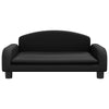 Vidaxl Dog Basket 70x45x30 cm in pelle artificiale nera