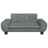 Vidaxl Dog Basket 70x45x33 cm Velvet Grigio scuro